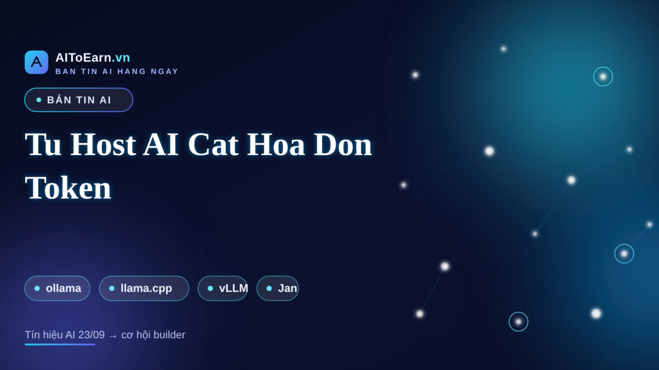 Ban tin AI 23-09-2026 - Tu host AI cat hoa don token