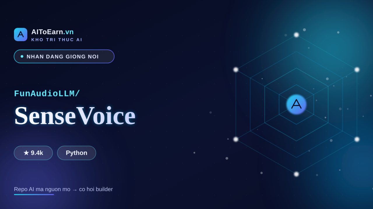FunAudioLLM SenseVoice - kho tri thuc AIToEarn