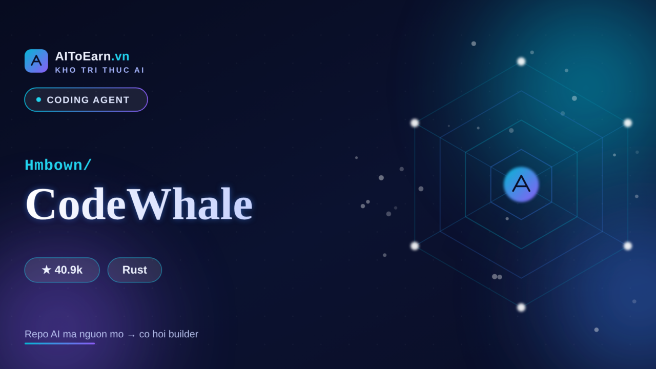 Hmbown CodeWhale - kho tri thuc AIToEarn