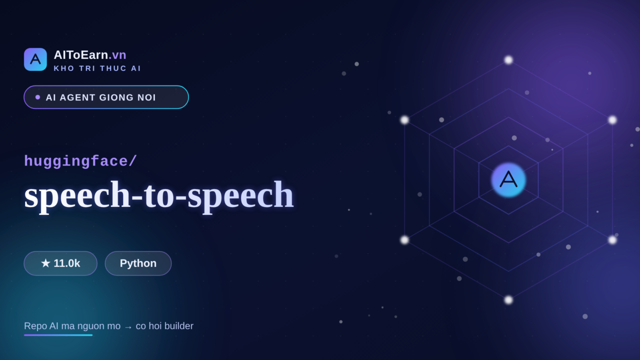 huggingface speech-to-speech - kho tri thuc AIToEarn