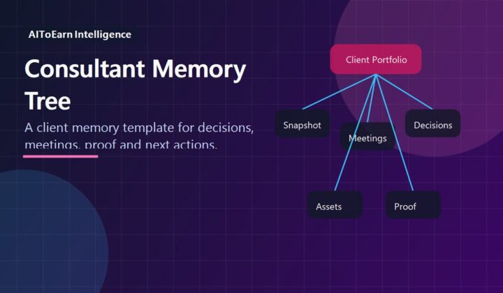 Memory Tree Template – Consultant B2B