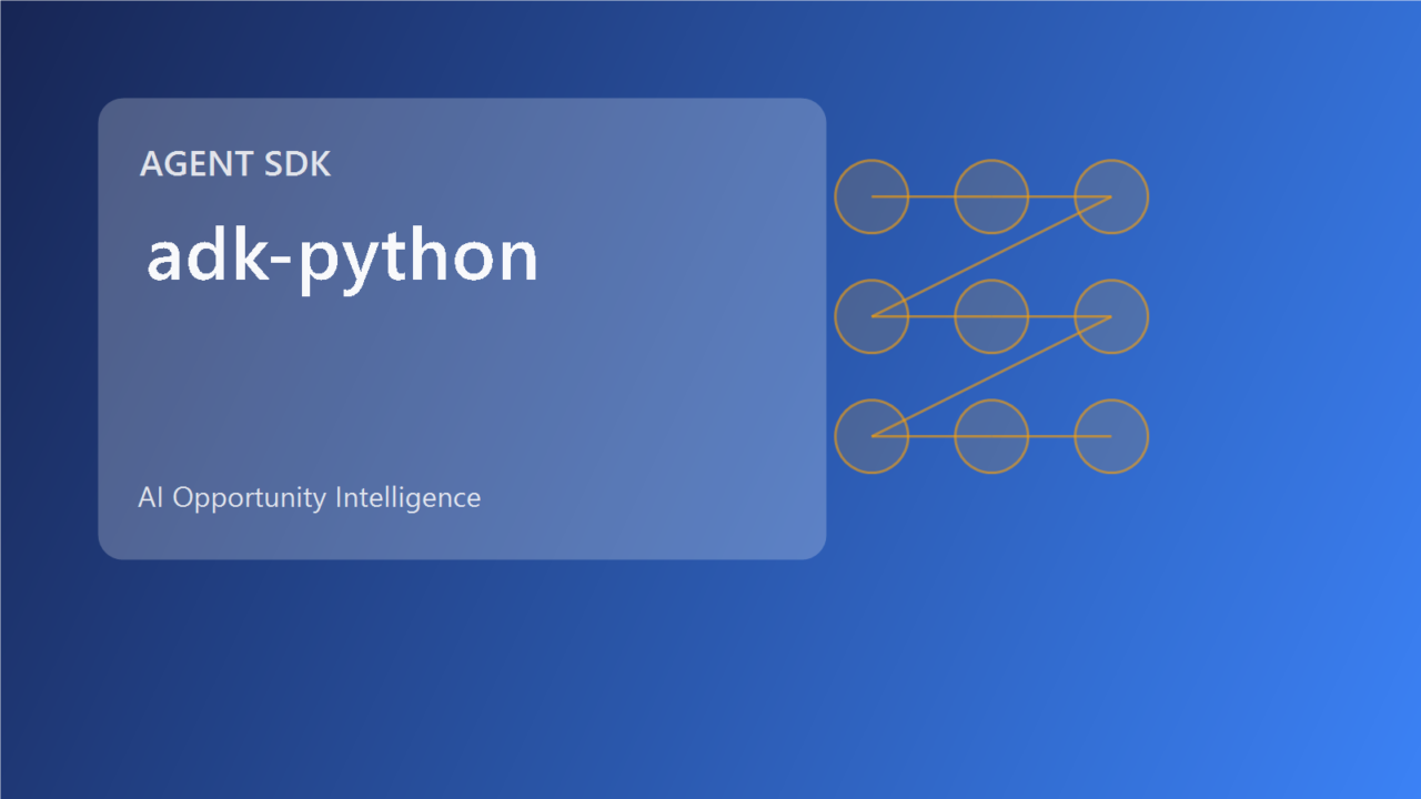 Agent SDK cover for building structured AI applications in Python.