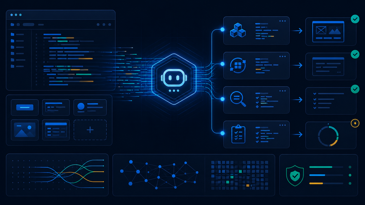 Coding agent cho web stack TypeScript