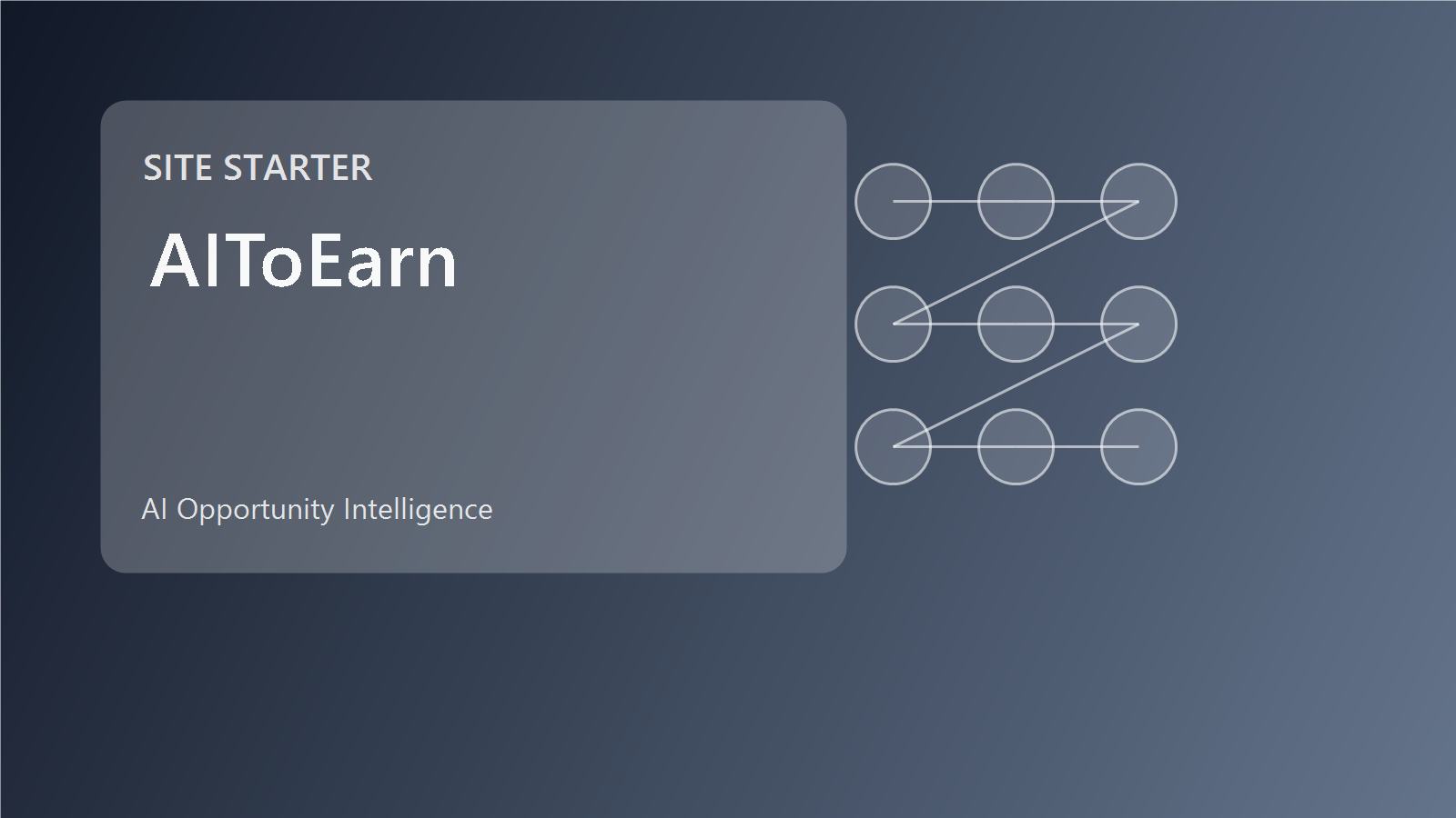 Starter cover for the AIToEarn local WordPress site.
