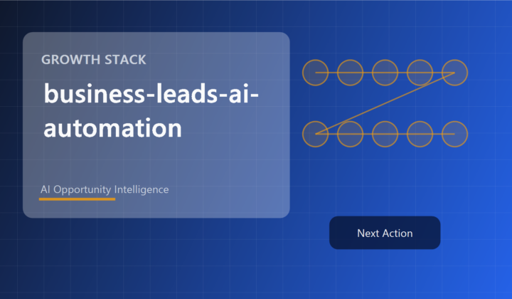 business-leads-ai-automation knowledge page cover showing repo context, use cases, related workflows, and opportunity evaluation.