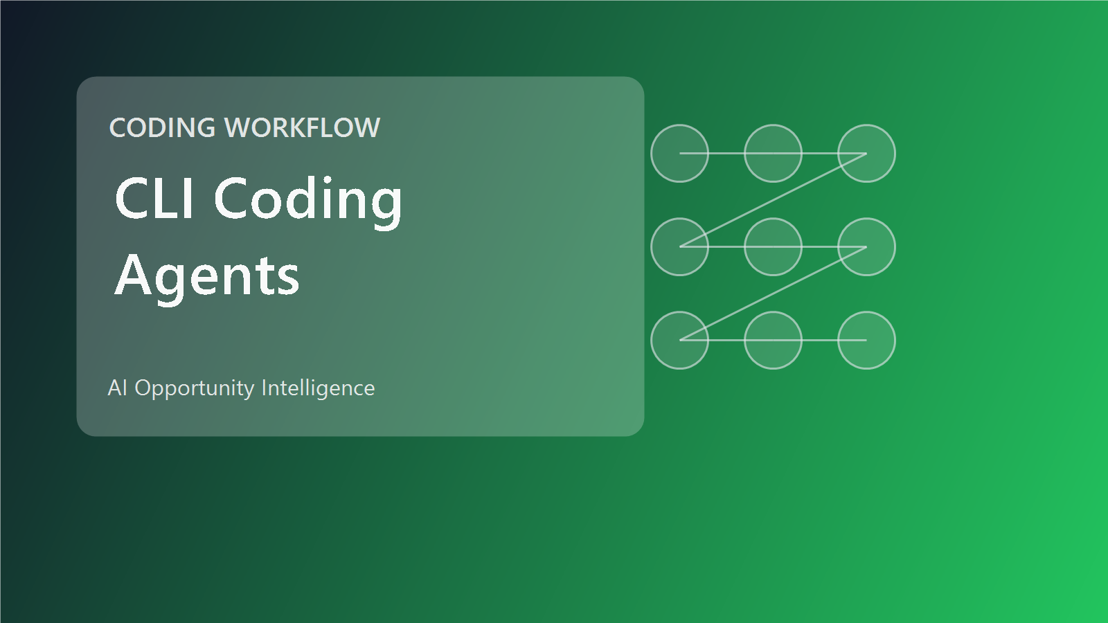 Command-line coding agent stack for builders and engineering teams.