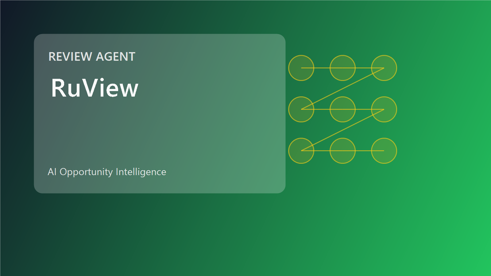 Review agent cover for AI-assisted repository and workflow evaluation.