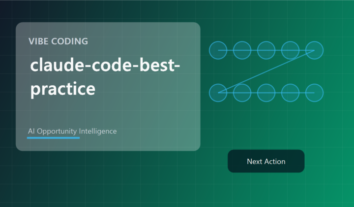claude-code-best-practice knowledge page cover showing repo context, use cases, related workflows, and opportunity evaluation.